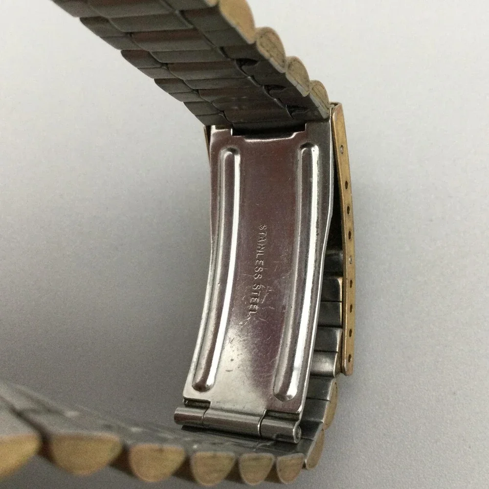Jules Jurgensen TWU Local 513 Mens Watch 34mm Gold Tone Day Date New Battery
